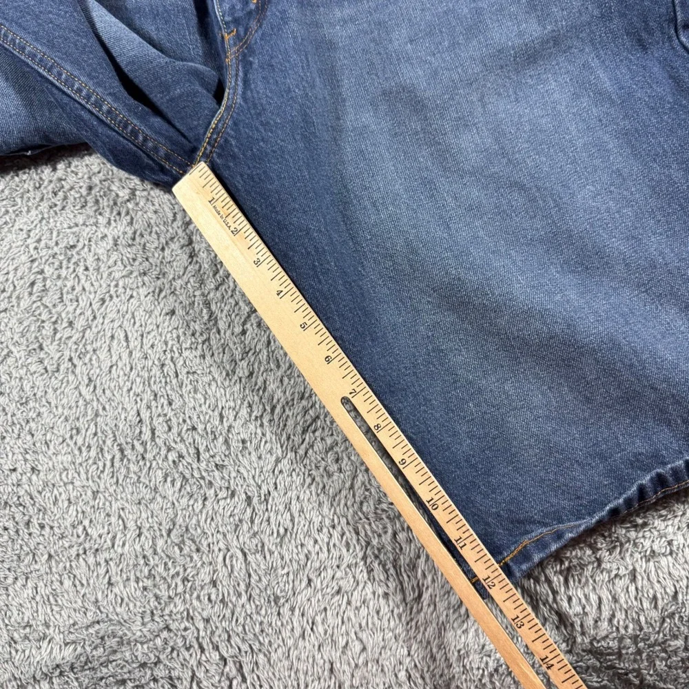 Levi's 569 Denim Shorts Mens 40 Blue Baggy‎ Loose Straight Leg Jorts Y2K Style
